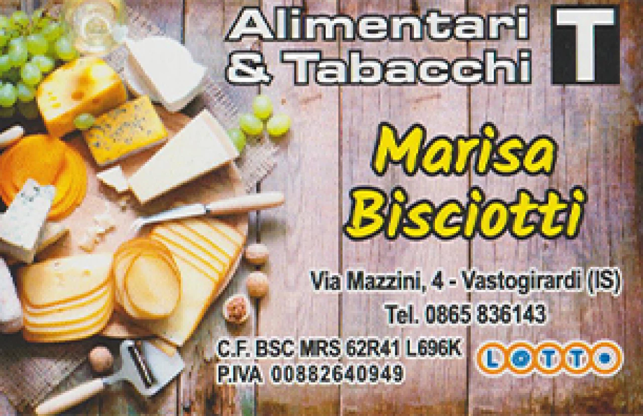 Banner Alimentari Bisciotti Vastogirardi